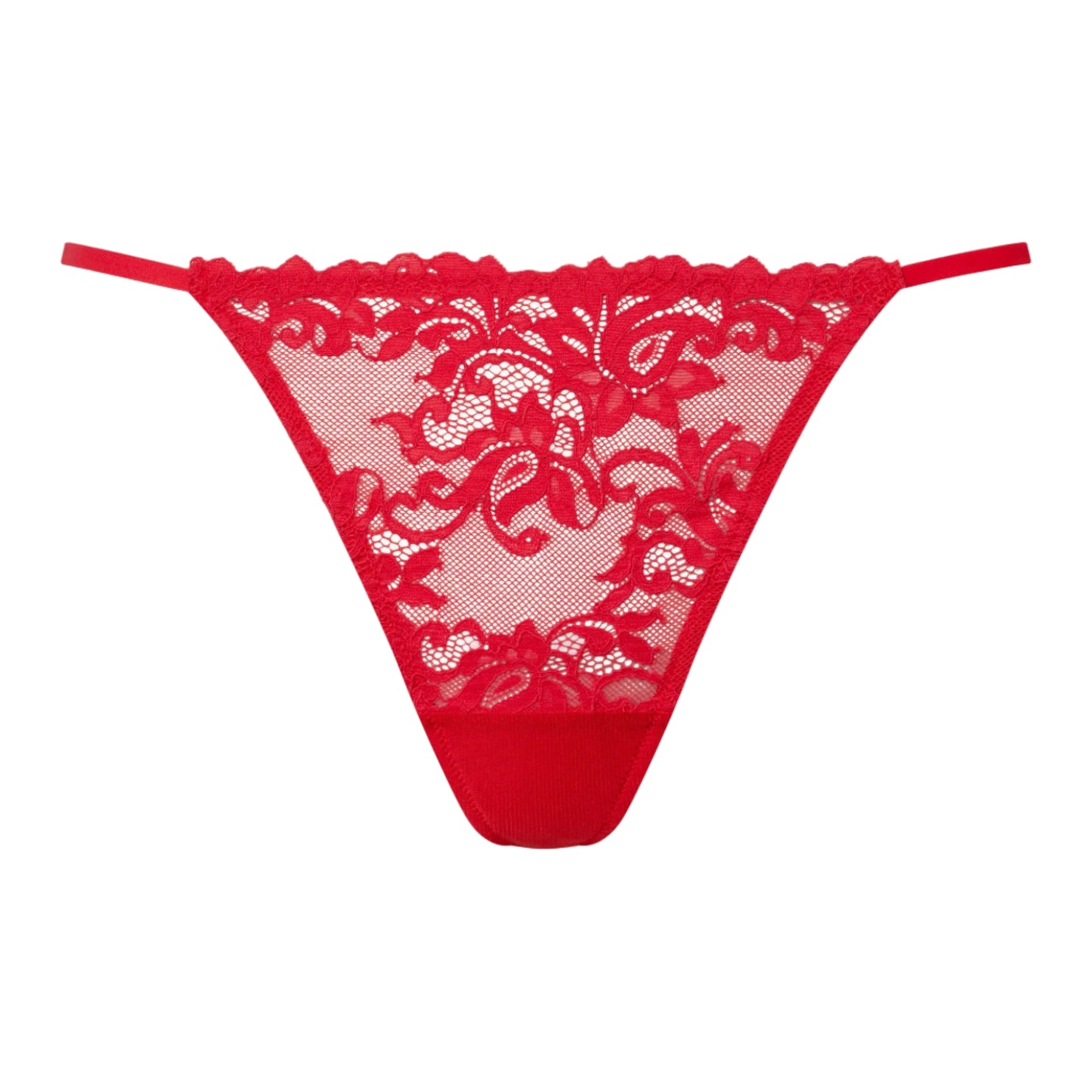 red botton on white background