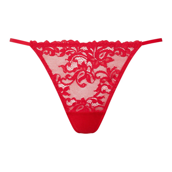 red botton on white background