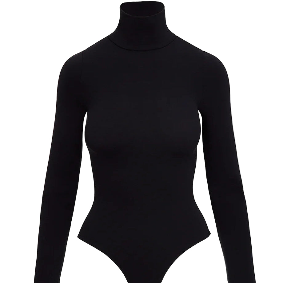 Commando Ballet Longsleeve Turtleneck Bodysuit With Thumbholes