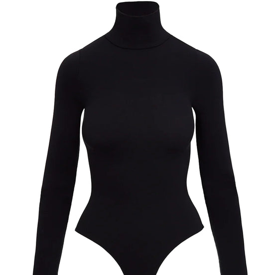 Commando Ballet Longsleeve Turtleneck Bodysuit With Thumbholes