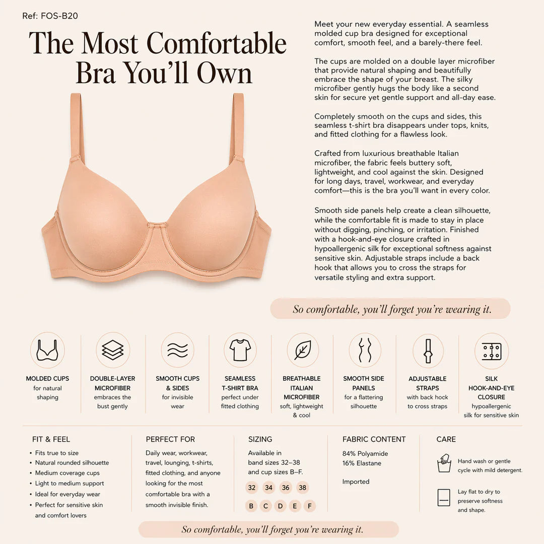 Huit Forever Skin Comfort Bra