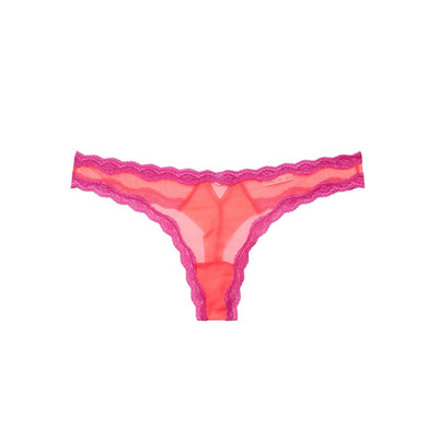 Fleur Du Mal Sheer Tulle Thong