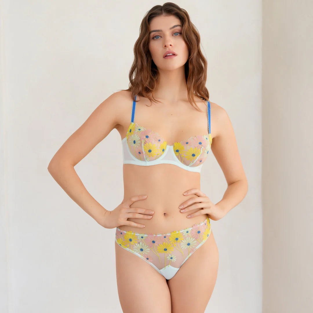 Huit Lingerie Danse Des Fleurs Tanga