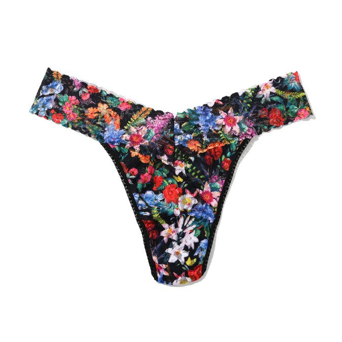 Hanky Panky Printed Signature Lace Original Rise Thong