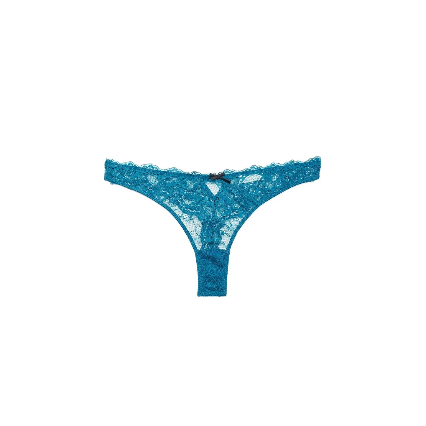 Fleur Du Mal Bianca Lace Thong
