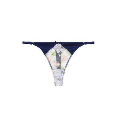 Fleur Du Mal Elara Embroidery Thong