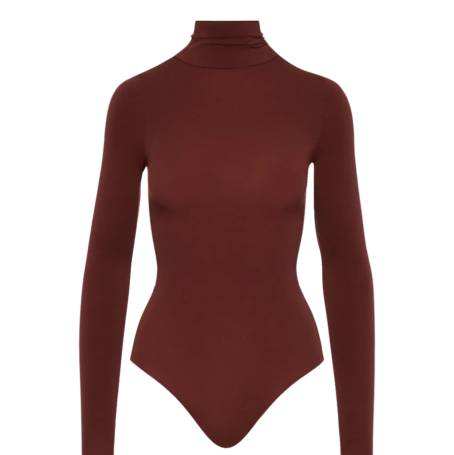 Commando Ballet Longsleeve Turtleneck Bodysuit With Thumbholes