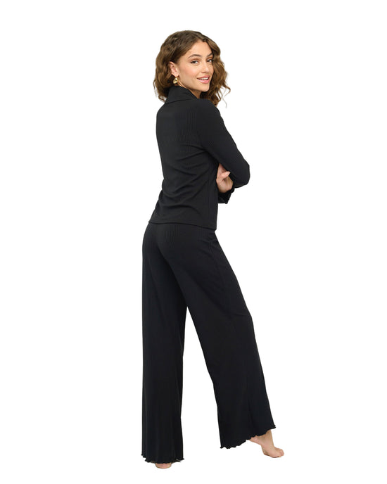 Baciami Long Sleeve Ribbed PJ Set