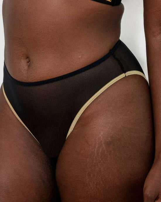 AnaOno Mesh Keyhole Brief