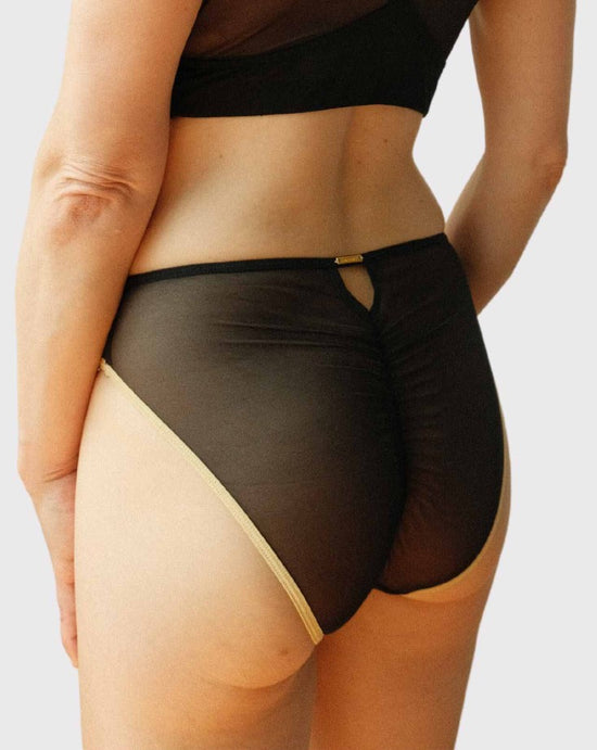 AnaOno Mesh Keyhole Brief