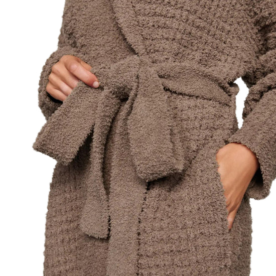 Recycled Boucle Waffle Robe
