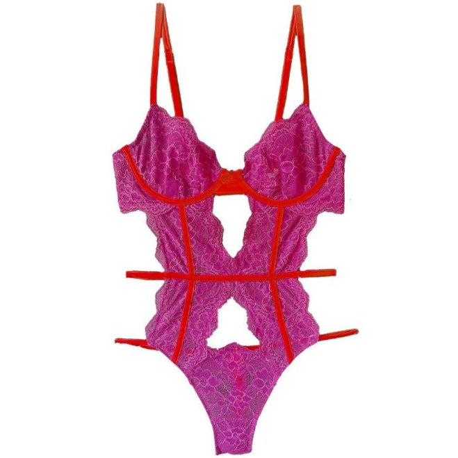 Fleur Du Mal Naomi Lace Bodysuit