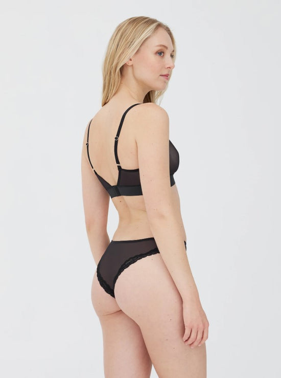 Skarlett Blue Passion Mesh Lace Trim Cheekini