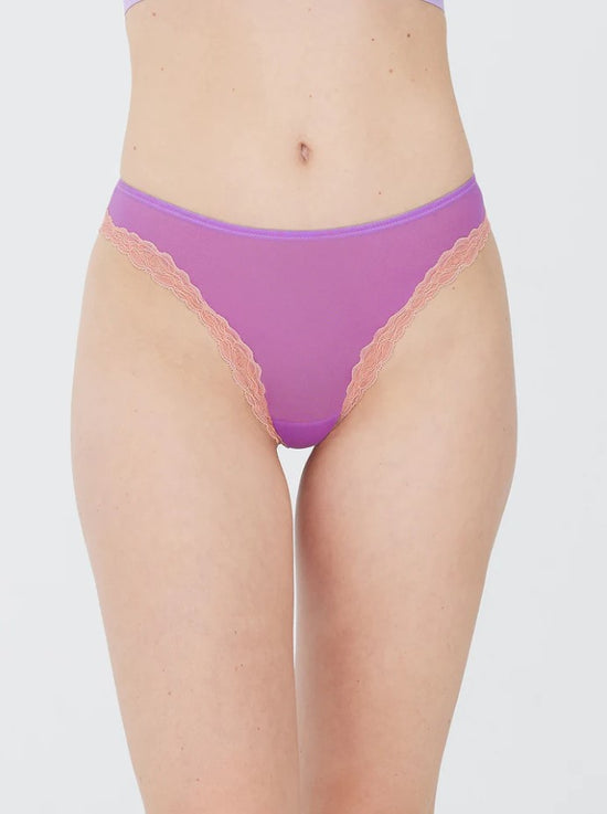 Skarlett Blue Passion Mesh Lace Trim Cheekini