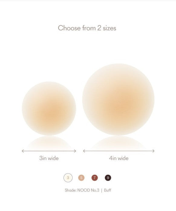 Nood No Show 3in Nipple Covers