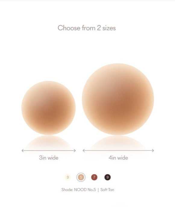 Nood No Show 3in Nipple Covers