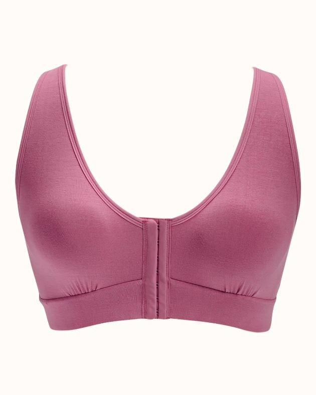 Damart Post Surgery Bra Women Corsetry Pink : : Fashion