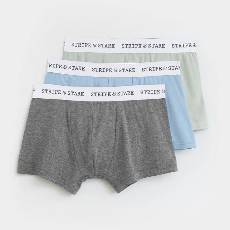 Load image into Gallery viewer, Stripe &amp;amp; Stare Unisex Boxer 3 Pack
